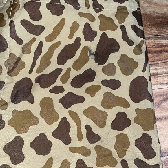 Vintage Hodgman Fishing Hunting Waterproof Nylon Camo Rain Pants Mens XL 48x31" - Picture 2 of 13